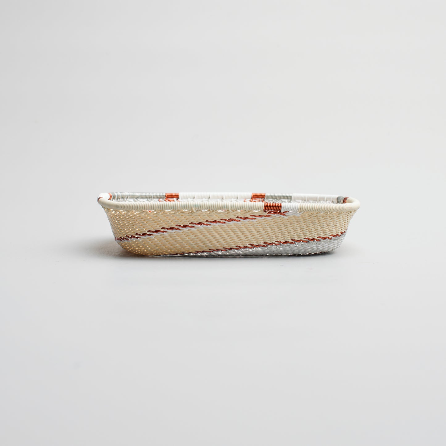 Panier carré plat - Ivory