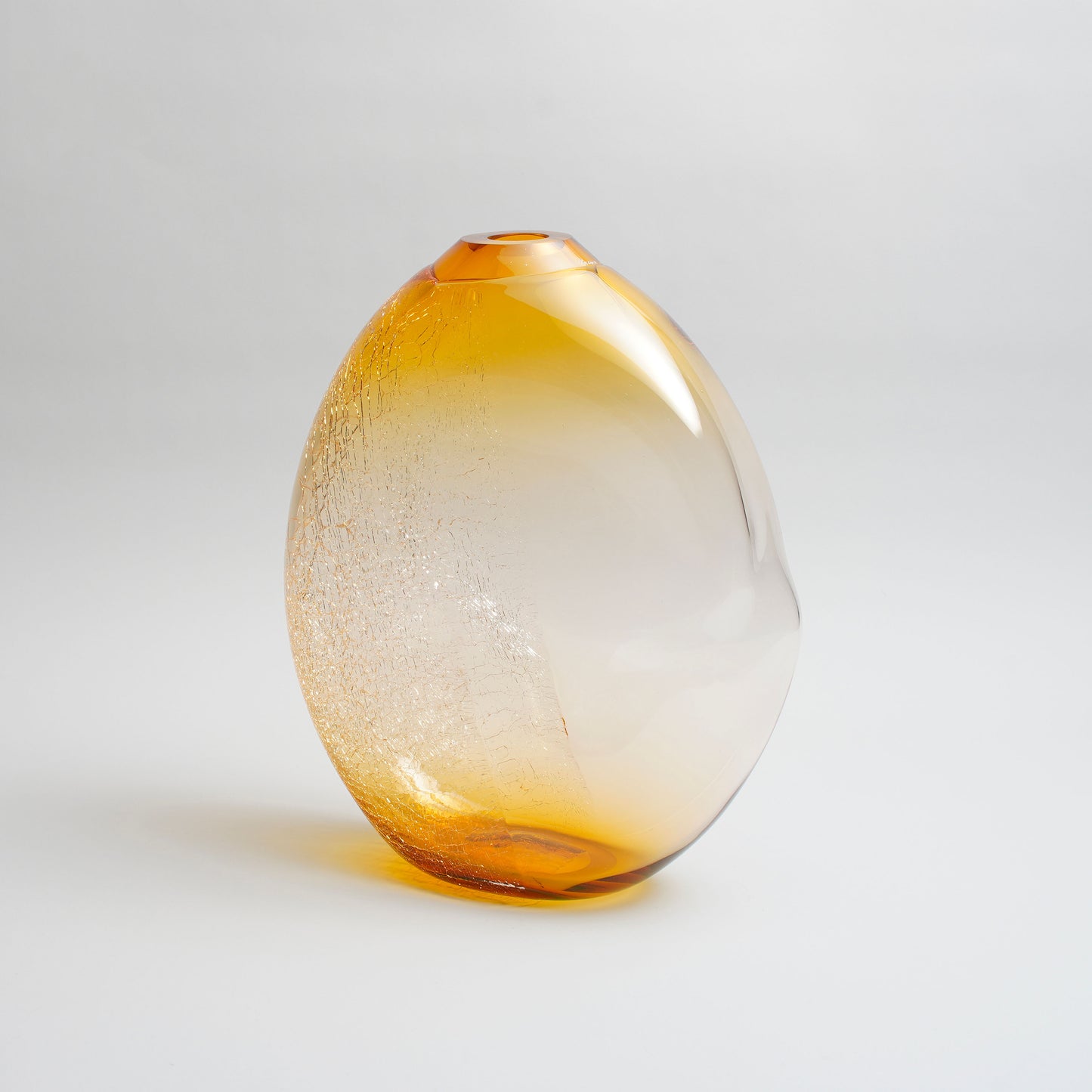 Ocre – Handblown Amber Glass Vase - Image 2