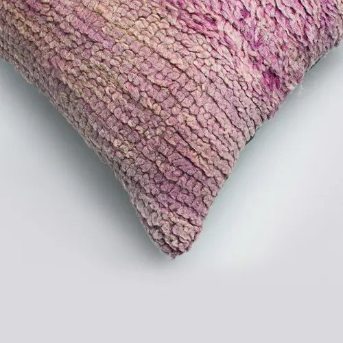 Moroccan Wool Cushion - Rosewood - Photo 3