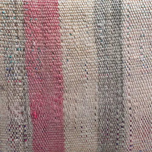 Moroccan Wool Cushion - Sable Lines- Photo Close up