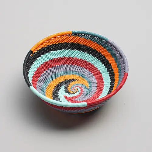 Shallow basket zulu wire - Blue Mountain - Small - Photo 1