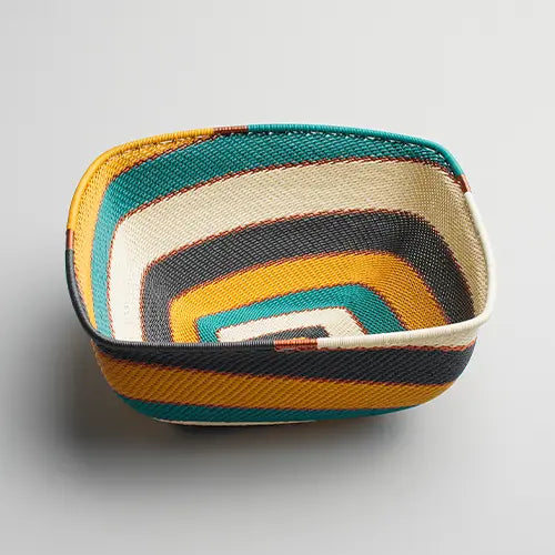 Square basket zulu wire- Sanseveria - Large - Photo 1