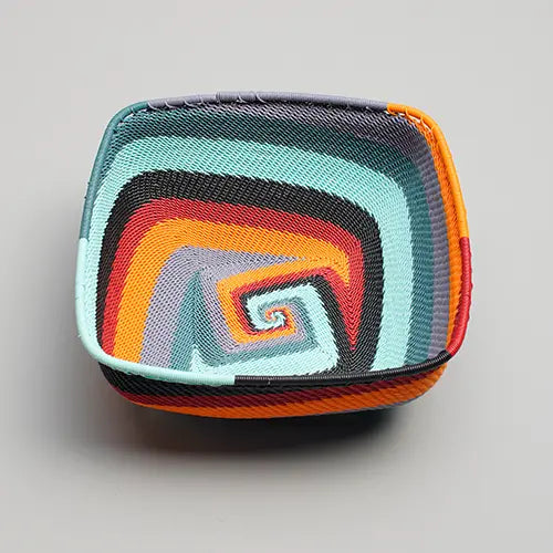 Square basket zulu wire - Blue Mountain - Large - Photo 1