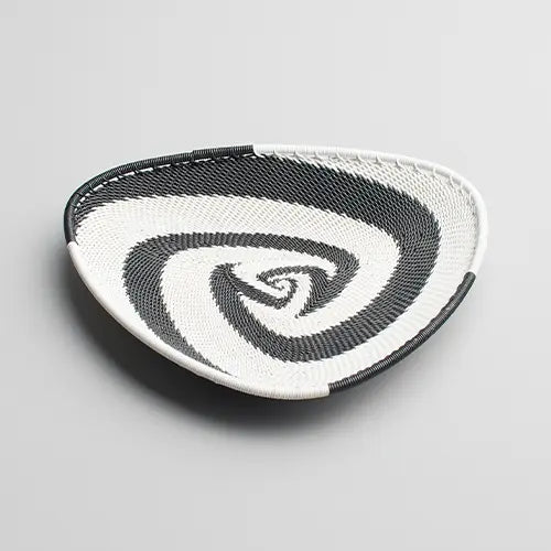 Triangle basket zulu wire - Black & White - Photo 1
