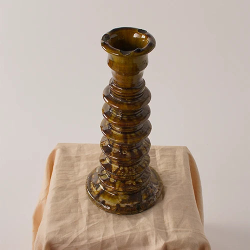 Zagora – Tall Tamegroute Candle Holder - Photo 1