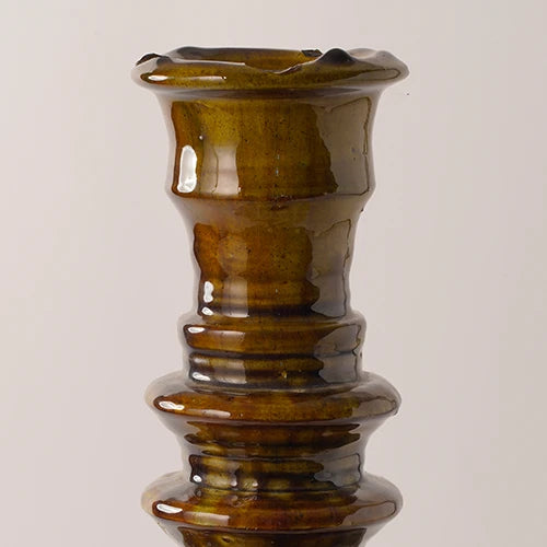 Zagora – Tall Tamegroute Candle Holder - Close up