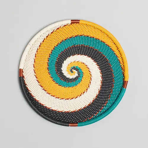 Hand Woven - Coaster - Set of 6 - Sanseveria - Medium - Photo 2