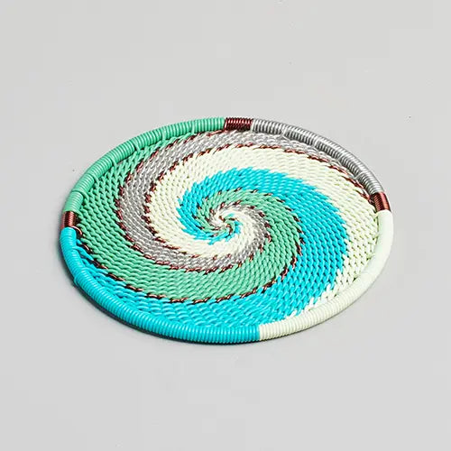 Hand Woven - Coaster - Set of 6 - Endless Summer - Small - Photo 1