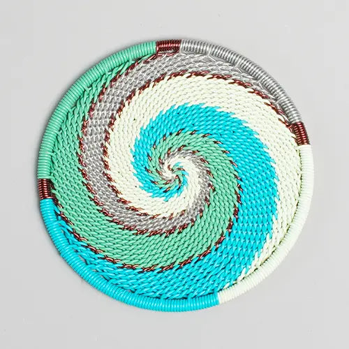 Hand Woven - Coaster - Set of 6 - Endless Summer - Small - Photo 3