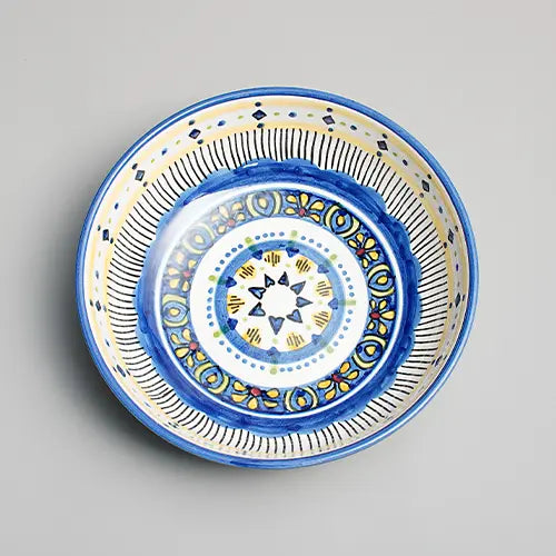 Zohra – Hand-Painted Moroccan Ceramic Bowl - Image 2
