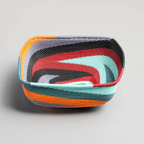 Square basket zulu wire - Blue Mountain - Medium - Photo 1