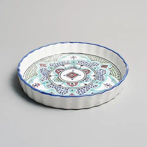 Safa – Hand-Painted Moroccan Ceramic Dish - Photo 1