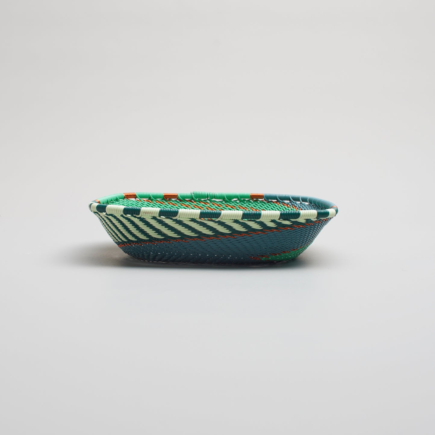 Panier carré plat - Emerald