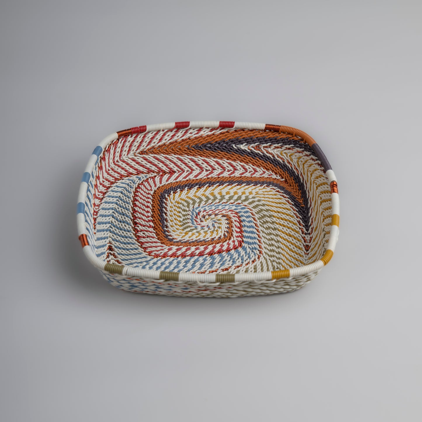 Panier carré plat - Mountain Rainbow