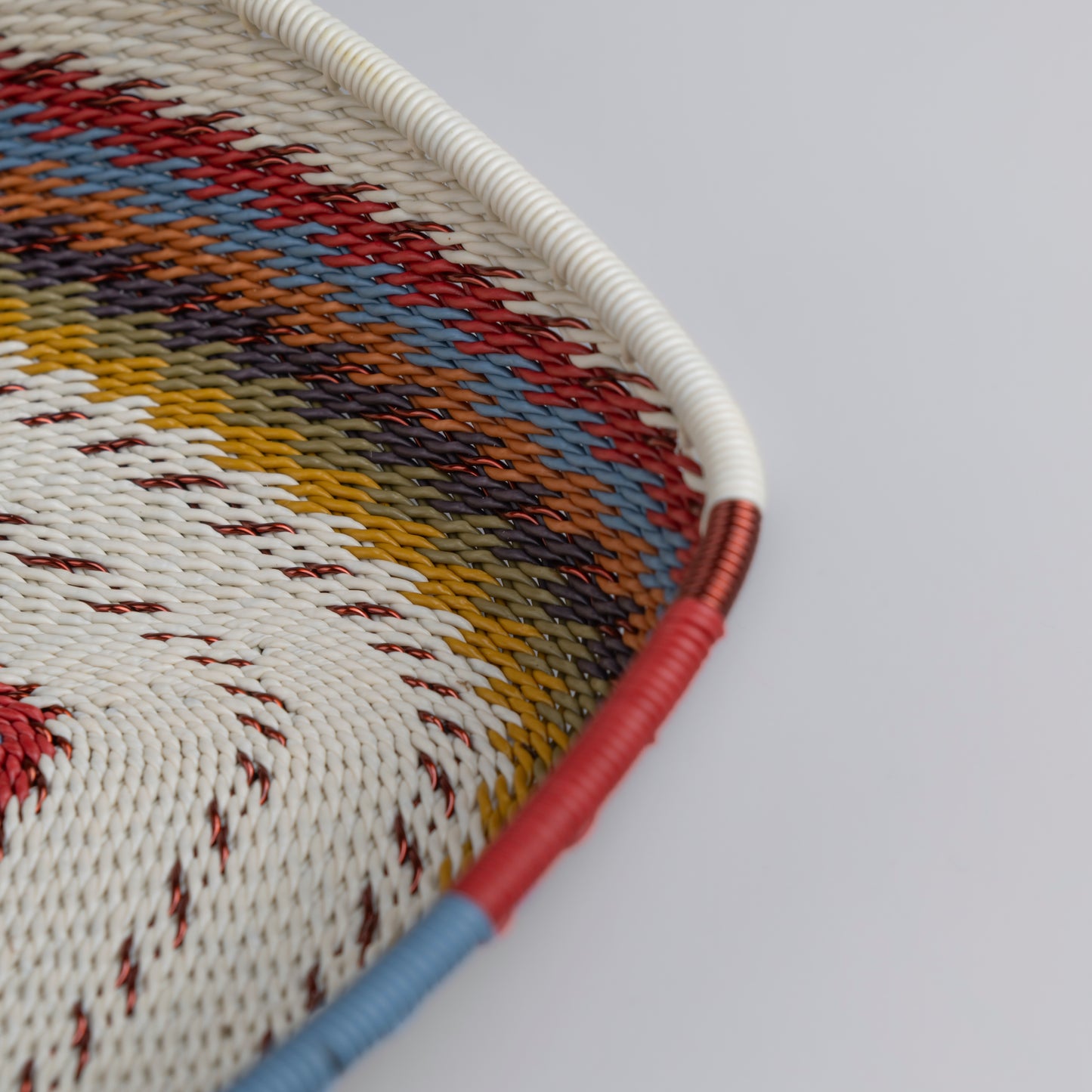 Panier carré plat - Mountain Rainbow