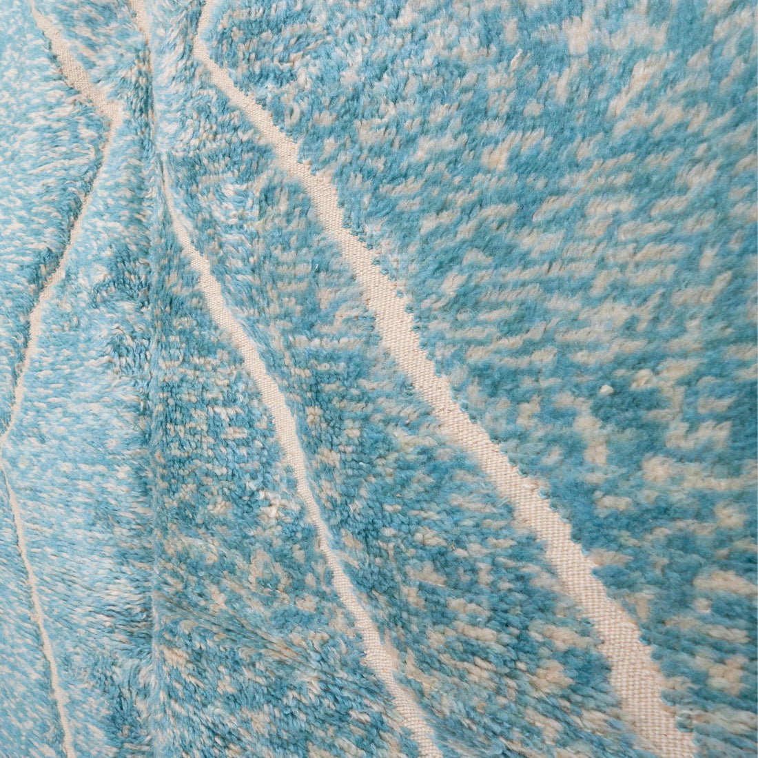 Moroccan blue rug
