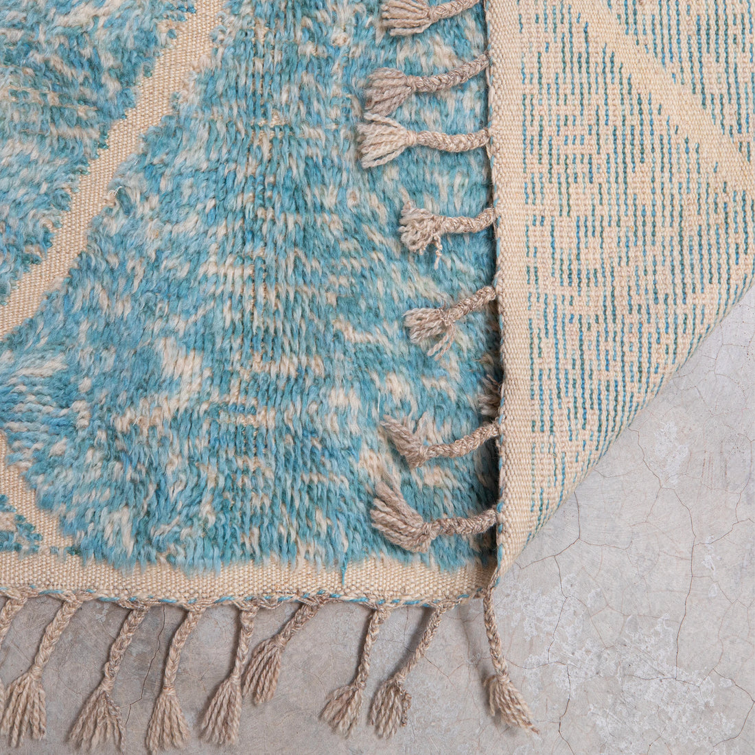blue rug