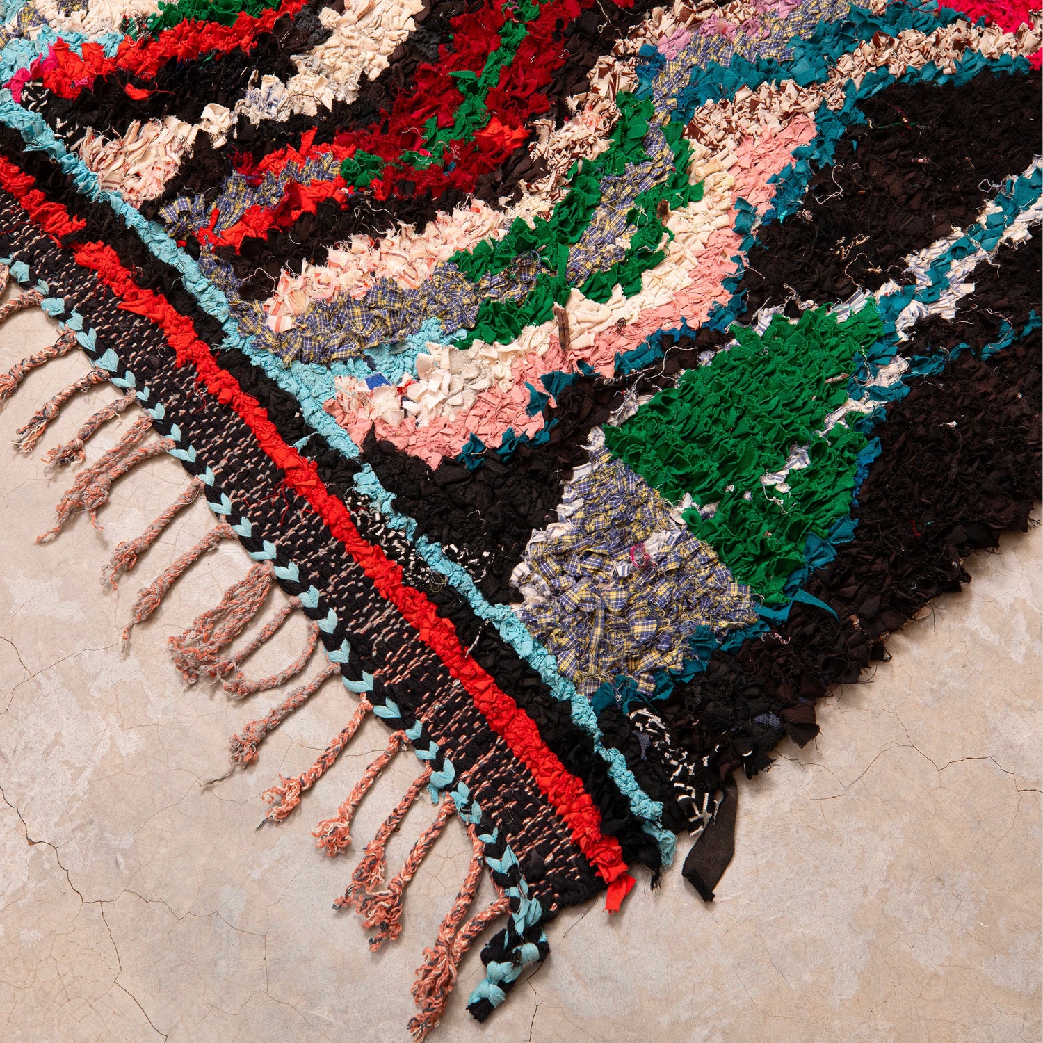 Waves Atlas Rug - Boucherouite - Photo 4