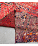 Ruby, one of our Vintage Moroccan rugs, each piece is a one-of-a-kind masterpiece, carefully crafted with traditional techniques passed down through generations