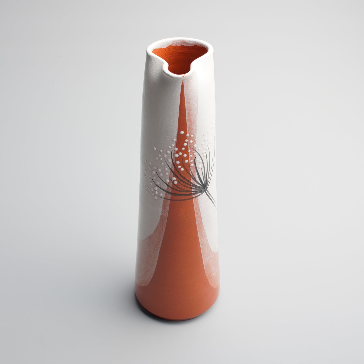 Ceramic Pitcher Vase Terracotta 3