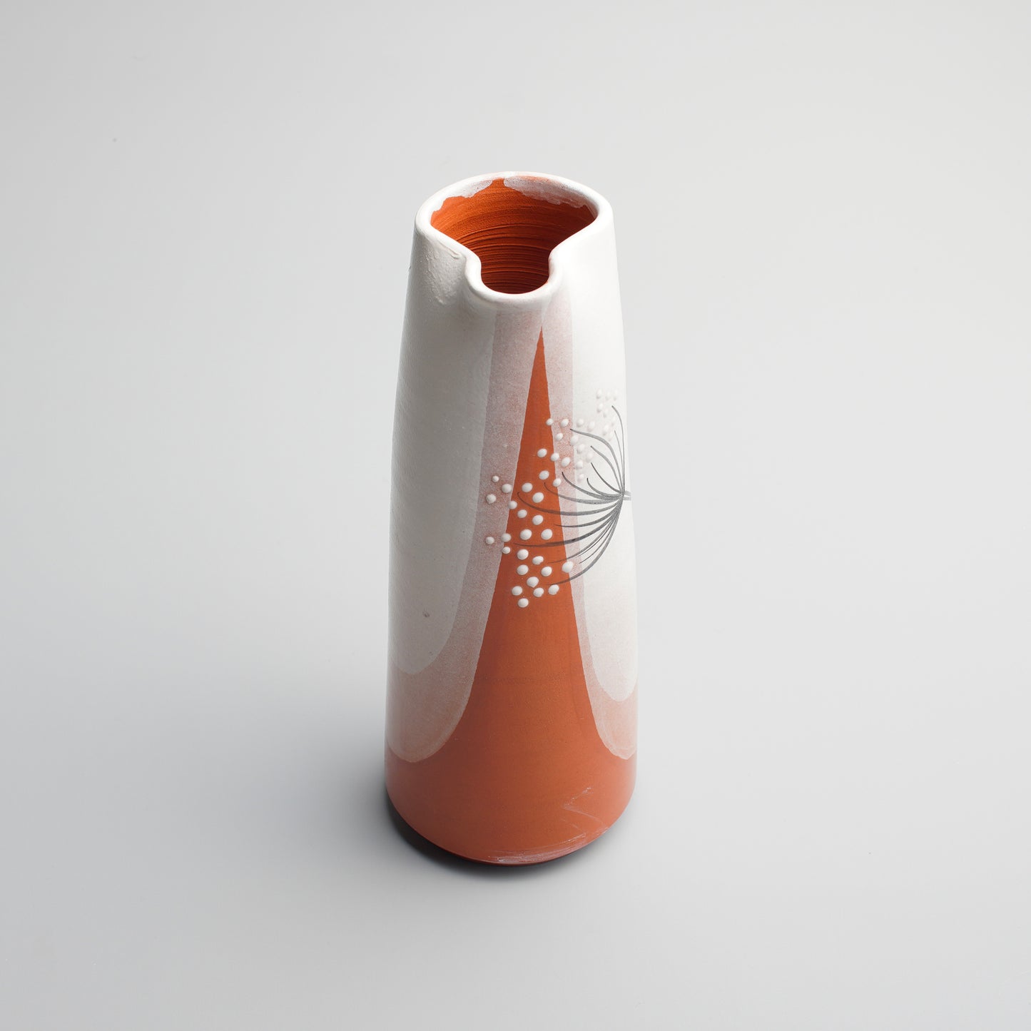 Ceramic Pitcher Vase Terracotta 2