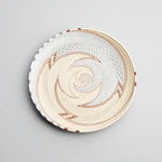 Hand Woven - Tray Round - Ivory - Large - Photo 3