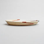 Hand Woven - Tray Round - Ivory - Medium - Photo 2