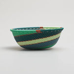 Shallow Basket Bowl - Emerald - Small - Photo 2