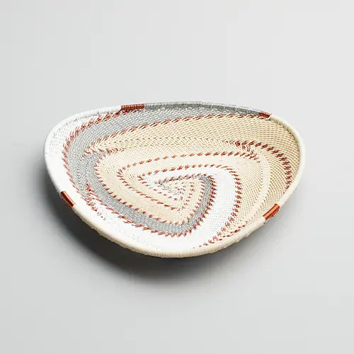 Triangle basket zulu wire  - Ivory - Photo 1