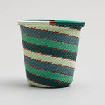 Hand Woven - Cylinder Cup - Emerald - Small - Photo 2