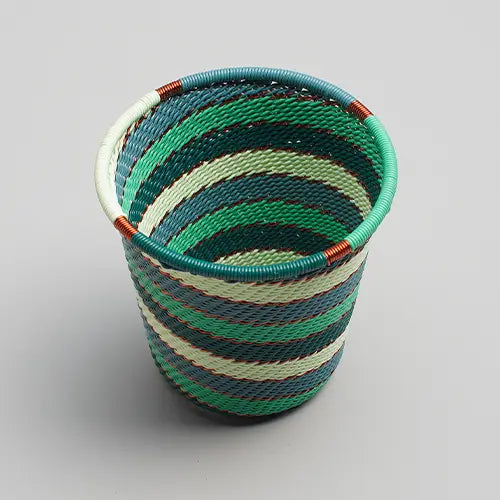 Cylinder Cup Telephone Wire - Emerald - Small - Photo 1