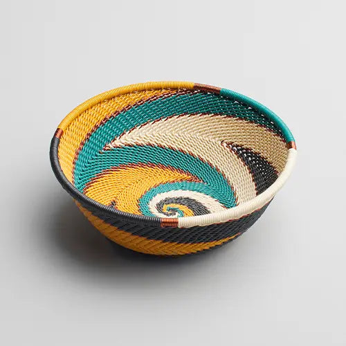 Shallow basket zulu wire - Sanseveria - Small - Photo 1