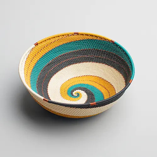Shallow basket zulu wire- Sanseveria - Large - Photo 1