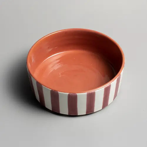 Sun Strip Serving Bowl - Terracota - Photo 4