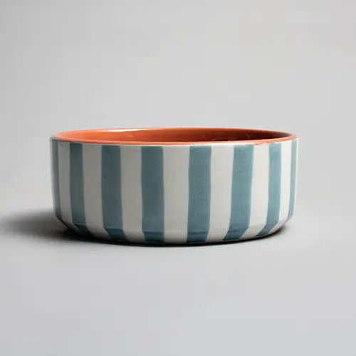Sun Strip Serving Bowl - Blue - Photo 5