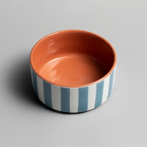 Sun Strip Serving Bowl - Blue - Photo 1