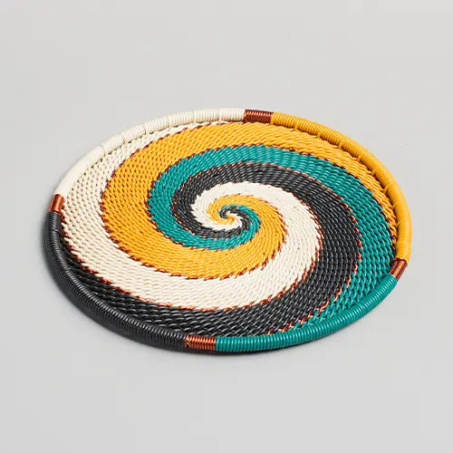 Hand Woven - Coaster - Set of 6 - Sanseveria - Medium - Photo 1