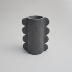 Handcrafted Paper Pulp - Mude Vase Small - Charcoal - Photo 1