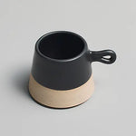 Handcrafted Ceramic - Expresso Cups Cone - Sand - Photo 1