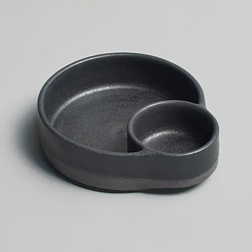 Handcrafted Ceramic - Snacking Bowl - Ebony - Photo 1