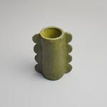 Handcrafted Paper Pulp - Mude Vase Small - Emerald Green - Photo 2