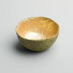 Metallic Gold Bowl - Olive Green - Small 1