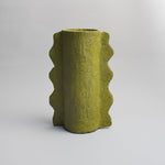 Handcrafted Paper Pulp - Ligagasi Vase - Emerald Green - Photo 1