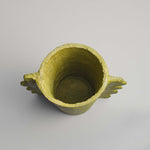 Handcrafted Paper Pulp - Ligagasi Vase - Emerald Green - Photo 3