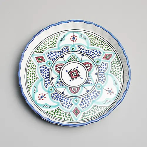 Safa – Hand-Painted Moroccan Ceramic Dish - Photo 2