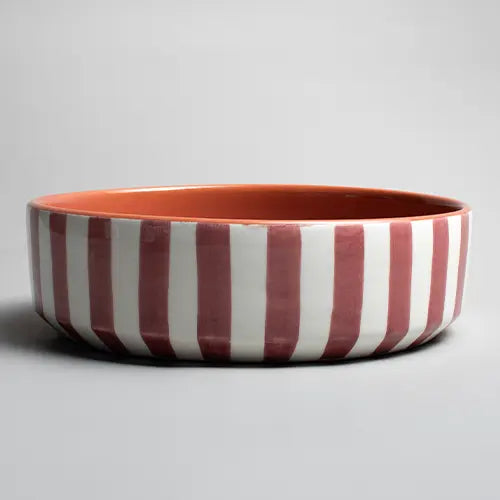 Sun Strip Serving Bowl - Terracota - Photo 7